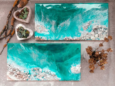河流樹脂膠